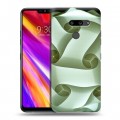 Дизайнерский пластиковый чехол для LG G8 ThinQ Абстракции Спираль