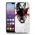 Дизайнерский силиконовый с усиленными углами чехол для Huawei P20 Pro терминатор