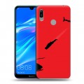 Дизайнерский пластиковый чехол для Huawei Y6 (2019) терминатор