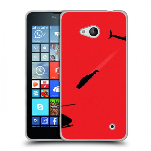 Дизайнерский пластиковый чехол для Microsoft Lumia 640 терминатор