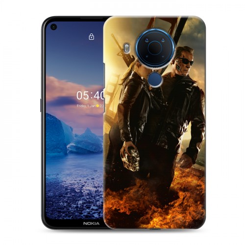 Дизайнерский силиконовый чехол для Nokia 5.4 терминатор