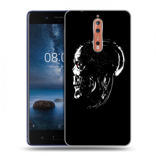 Дизайнерский пластиковый чехол для Nokia 8 терминатор