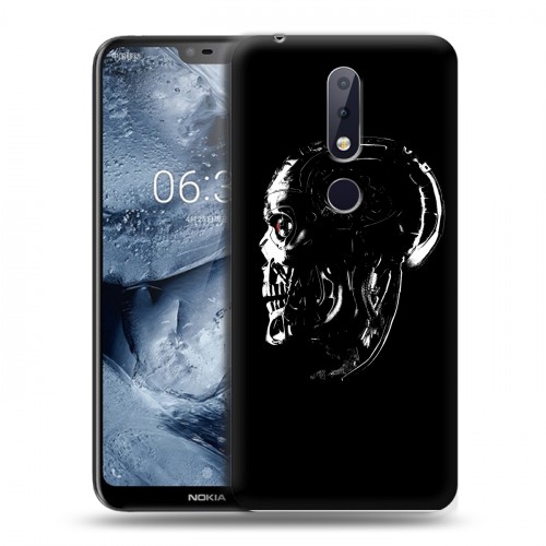 Дизайнерский пластиковый чехол для Nokia 6.1 Plus терминатор