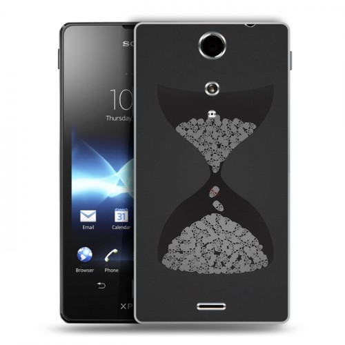 Дизайнерский пластиковый чехол для Sony Xperia TX терминатор