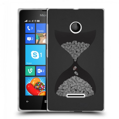 Дизайнерский пластиковый чехол для Microsoft Lumia 435 терминатор