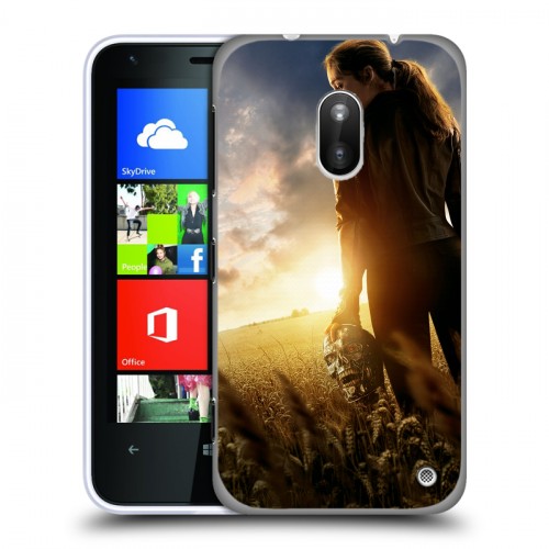 Дизайнерский пластиковый чехол для Nokia Lumia 620 терминатор