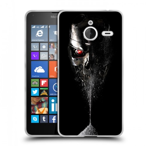 Дизайнерский пластиковый чехол для Microsoft Lumia 640 XL терминатор