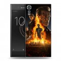 Дизайнерский пластиковый чехол для Sony Xperia XZs терминатор