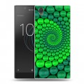 Дизайнерский пластиковый чехол для Sony Xperia L1 Абстракции Спираль