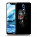 Дизайнерский пластиковый чехол для Nokia 5.1 Plus терминатор