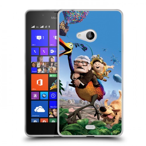Дизайнерский пластиковый чехол для Microsoft Lumia 540 вверх
