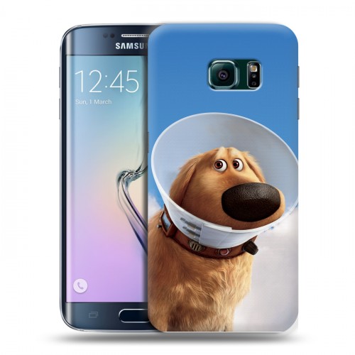 Дизайнерский пластиковый чехол для Samsung Galaxy S6 Edge вверх