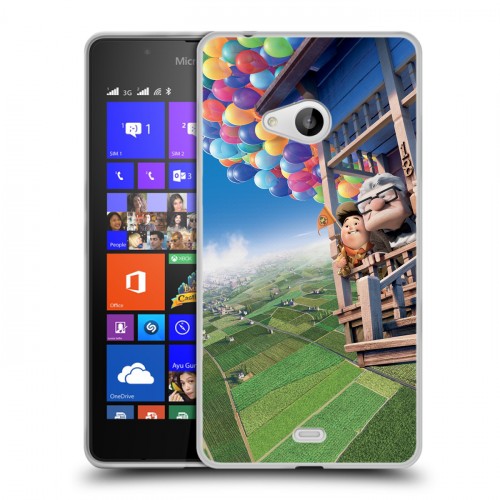 Дизайнерский пластиковый чехол для Microsoft Lumia 540 вверх