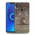 Дизайнерский силиконовый чехол для Alcatel 5V ежик в тумане