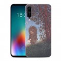 Дизайнерский силиконовый чехол для Meizu 16T ежик в тумане