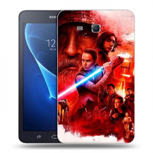 Дизайнерский силиконовый чехол для Samsung Galaxy Tab A 7 (2016) Star Wars : The Last Jedi