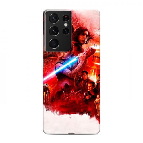 Дизайнерский пластиковый чехол для Samsung Galaxy S21 Ultra Star Wars : The Last Jedi