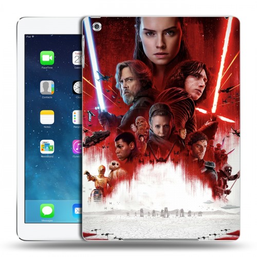 Дизайнерский силиконовый чехол для Ipad (2017) Star Wars : The Last Jedi