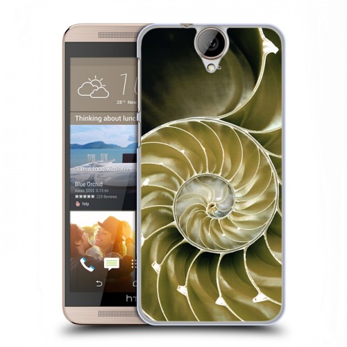 Дизайнерский силиконовый чехол для HTC One E9+ Абстракции Спираль