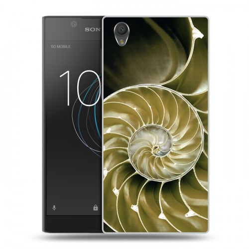 Дизайнерский пластиковый чехол для Sony Xperia L1 Абстракции Спираль