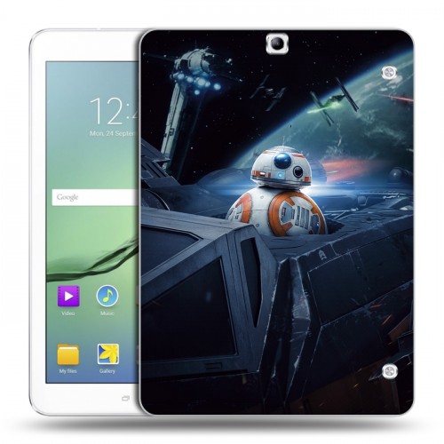 Дизайнерский силиконовый чехол для Samsung Galaxy Tab S2 9.7 Star Wars : The Last Jedi