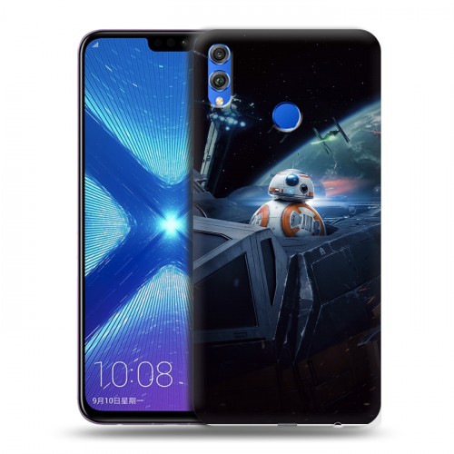 Дизайнерский силиконовый чехол для Huawei Honor 8X Star Wars : The Last Jedi