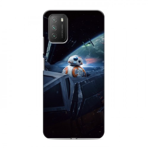 Дизайнерский пластиковый чехол для Xiaomi Poco M3 Star Wars : The Last Jedi