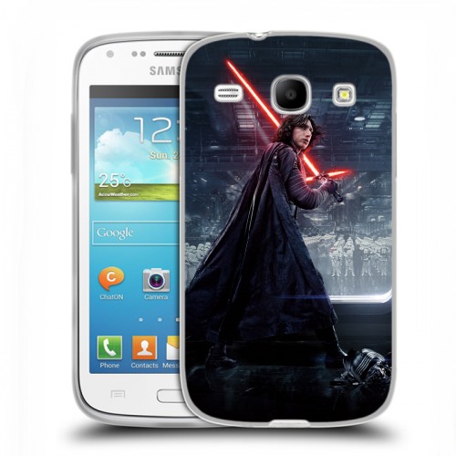 Дизайнерский пластиковый чехол для Samsung Galaxy Core Star Wars : The Last Jedi