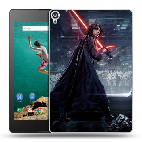 Дизайнерский пластиковый чехол для Google Nexus 9 Star Wars : The Last Jedi
