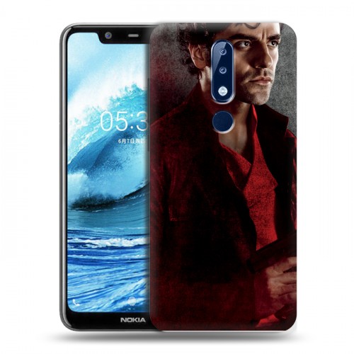 Дизайнерский пластиковый чехол для Nokia 5.1 Plus Star Wars : The Last Jedi