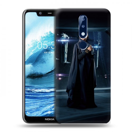 Дизайнерский пластиковый чехол для Nokia 5.1 Plus Star Wars : The Last Jedi