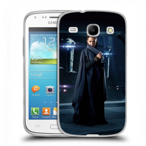Дизайнерский пластиковый чехол для Samsung Galaxy Core Star Wars : The Last Jedi