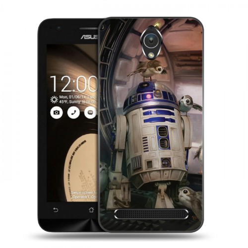 Дизайнерский пластиковый чехол для ASUS Zenfone Go Star Wars : The Last Jedi