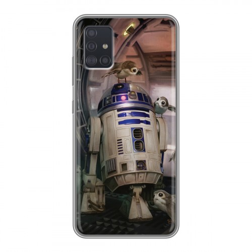 Дизайнерский силиконовый чехол для Samsung Galaxy A51 Star Wars : The Last Jedi