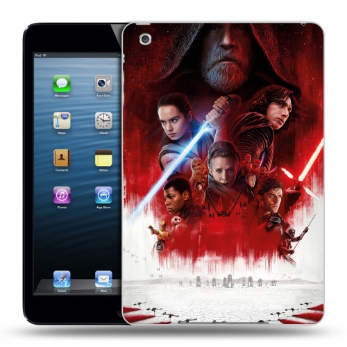Дизайнерский пластиковый чехол для Ipad Mini Star Wars : The Last Jedi