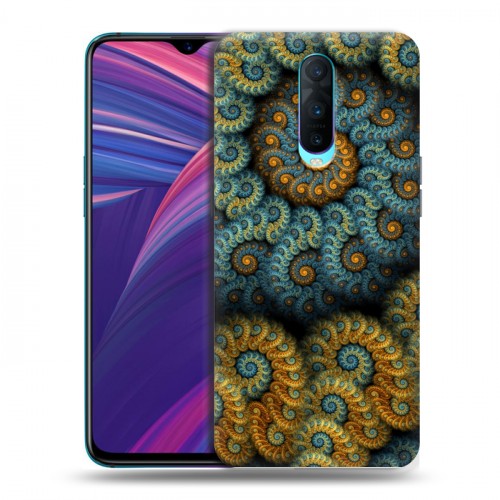 Дизайнерский пластиковый чехол для OPPO RX17 Pro Абстракции Спираль