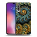 Дизайнерский силиконовый с усиленными углами чехол для Xiaomi Mi9 Абстракции Спираль