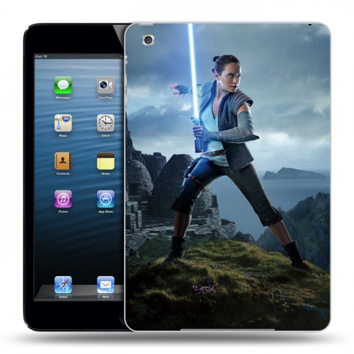 Дизайнерский пластиковый чехол для Ipad Mini Star Wars : The Last Jedi