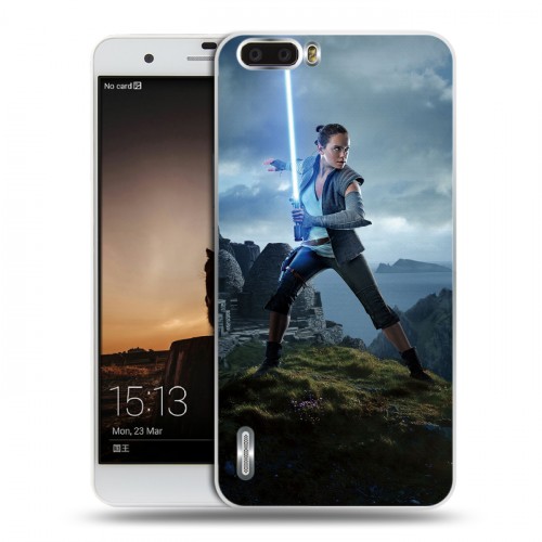 Дизайнерский силиконовый чехол для Huawei Honor 6 Plus Star Wars : The Last Jedi