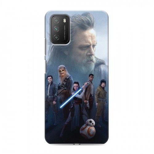 Дизайнерский пластиковый чехол для Xiaomi Poco M3 Star Wars : The Last Jedi