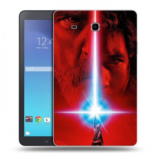 Дизайнерский силиконовый чехол для Samsung Galaxy Tab E 9.6 Star Wars : The Last Jedi