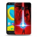 Дизайнерский пластиковый чехол для Alcatel U5 Star Wars : The Last Jedi