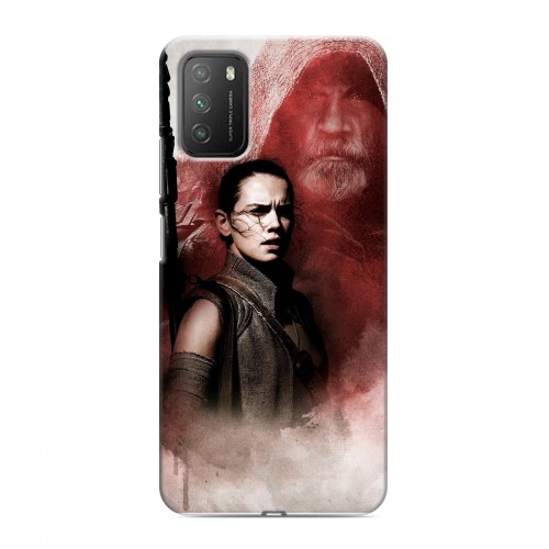 Дизайнерский пластиковый чехол для Xiaomi Poco M3 Star Wars : The Last Jedi