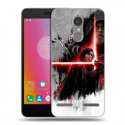 Дизайнерский пластиковый чехол для Lenovo K6 Star Wars : The Last Jedi