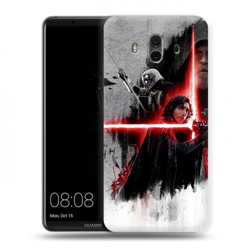 Дизайнерский пластиковый чехол для Huawei Mate 10 Star Wars : The Last Jedi