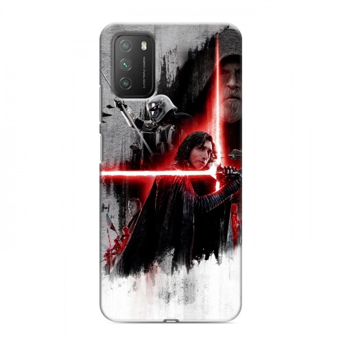 Дизайнерский пластиковый чехол для Xiaomi Poco M3 Star Wars : The Last Jedi