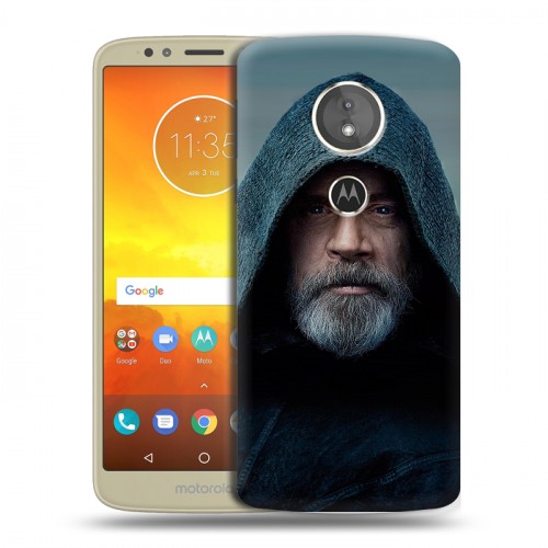 Дизайнерский пластиковый чехол для Motorola Moto E5 Star Wars : The Last Jedi