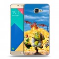 Дизайнерский пластиковый чехол для Samsung Galaxy A9 Шрек