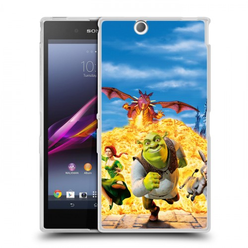 Дизайнерский пластиковый чехол для Sony Xperia Z Ultra  Шрек