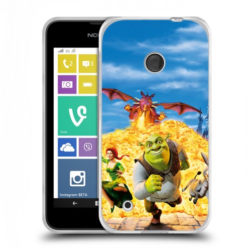 Дизайнерский пластиковый чехол для Nokia Lumia 530 Шрек